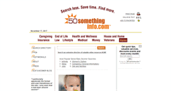 Desktop Screenshot of 50somethinginfo.com